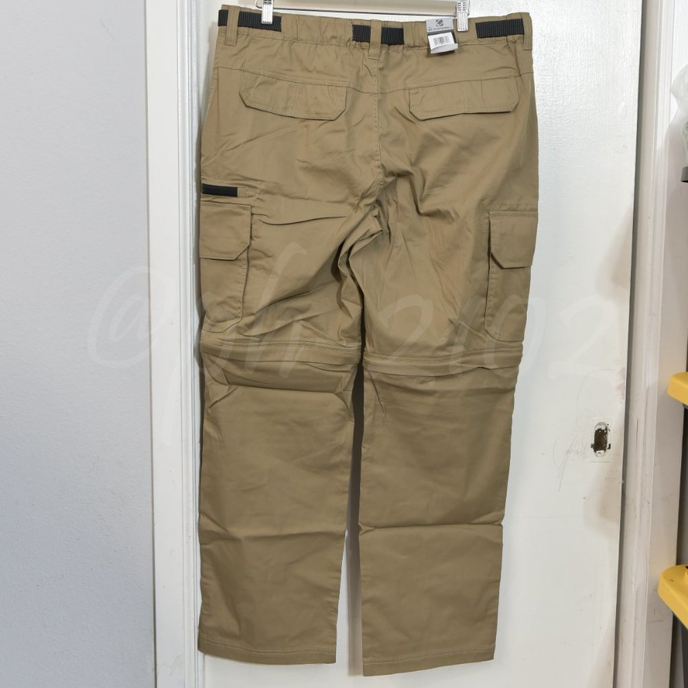 4 Pairs Size L x 30 BC Clothing Men's Convertible Stretch Cargo Hiking Pants - Picture 10 of 14